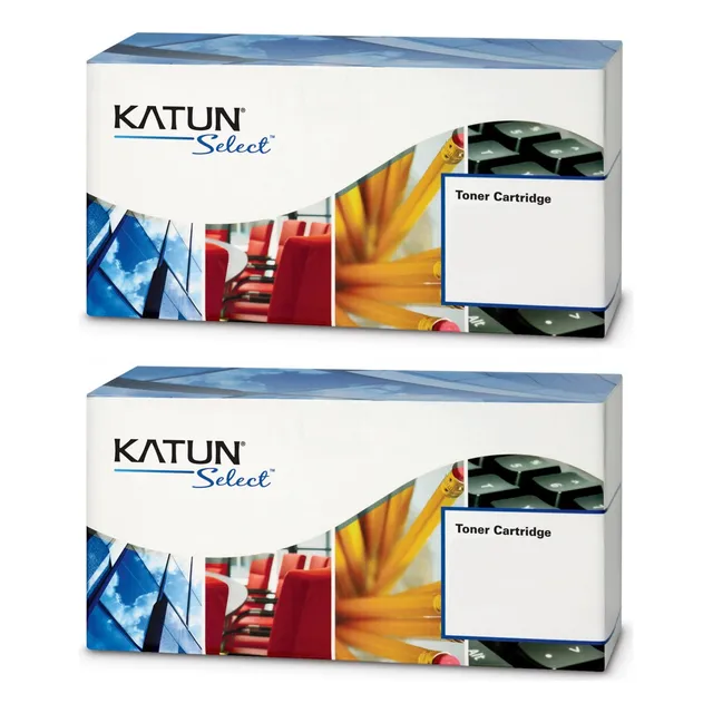 2 Pack Tóner Premium Katun Compatible Con Canon 121 D1620