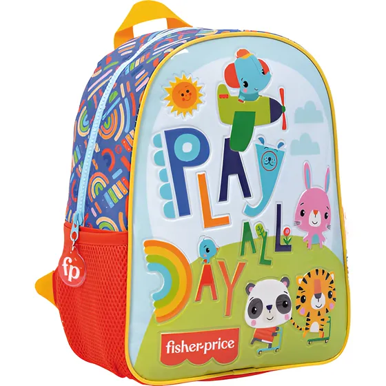 Fisher price mochila 12 espalda core play Wabro