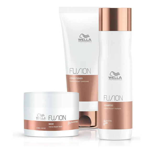Kit Wella Professionals Fusion Trio (3 Produtos) Kit Wella Professionals Fusion Trio (3 Produtos)