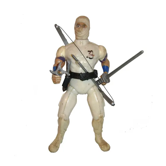 Muñeco Rambo Ninja Blanco