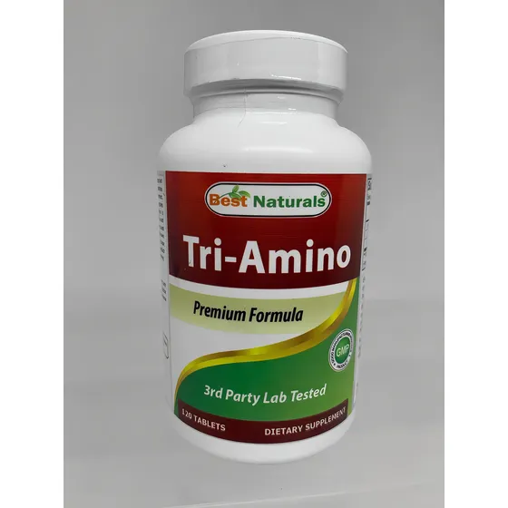 2024 * Tri - Amino 3548mg - 120 Tab - Best Naturals Sabor Sin Sabor