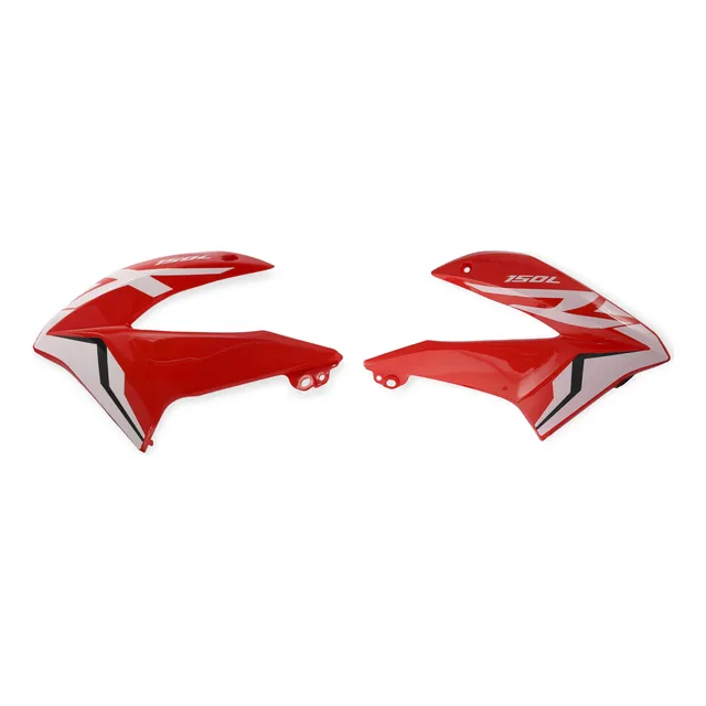 Juego Cubiertas De Tanque Para Honda Xr150 L Rojo Mtc