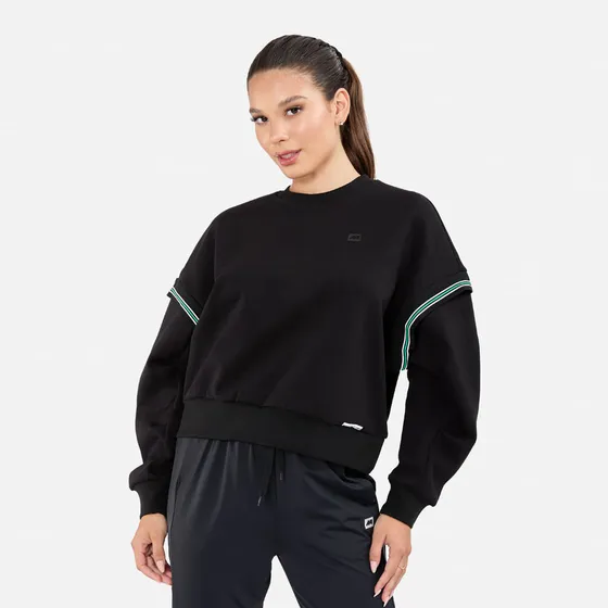 Polera New Athletic Miley Negro Mujer