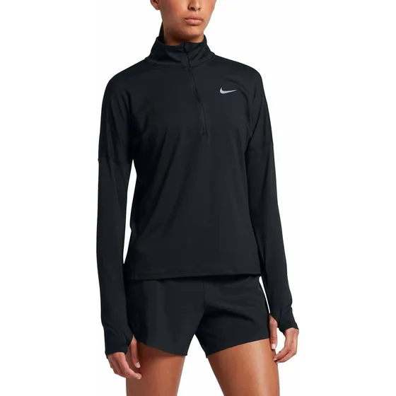 Running Manga Larga Medio Cierre Para Dama Nike Element