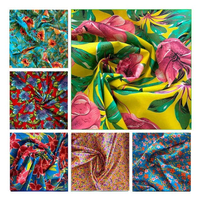 Tecido Chita Estampado 10,00 X 1,50 Metros 100% Poliester