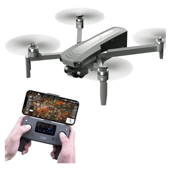 Exo 50x Zoom 4k Cámara Gps Rc Drone Profesional 2 Baterías