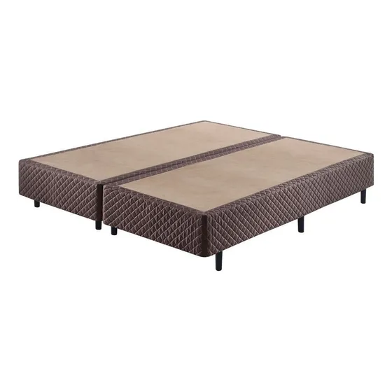Base Cama Box Casal Queen Slim Ii New Power Plus 158x198 Cor Único