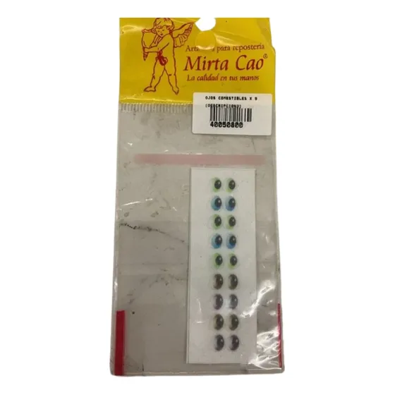 Lamina Comestible De 9 Pares De Ojos