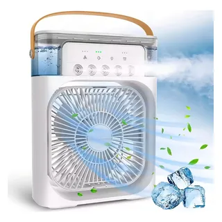 Ventilador Portåtil Com Iluminação Umidificador Climatizador Ventilador Portåtil Com Iluminação Umidificador Climatizador