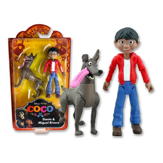 Figura Dante & Miguel Rivera, Coco Disney, Mattel, 2017
