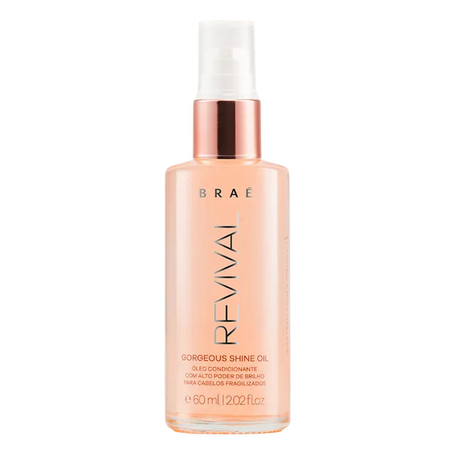 Braé Revival Shine Gorgeou Shine Oil 60ml Óleo De Tratamento 60ml Com Alto Poder De Brilho... Braé Revival Shine Gorgeou Shine Oil 60ml Óleo De Tratamento 60ml Com Alto Poder De Brilho...