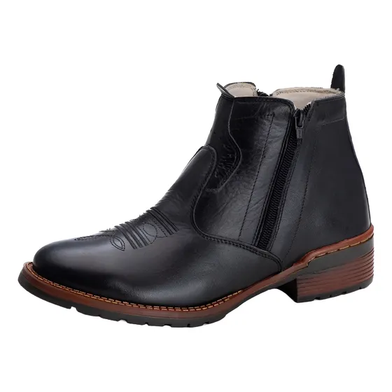 Botas Country En Cuero Legítimo 