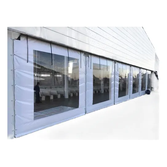 Lona Con Ventana 4x2.50 Mts Vinil C20 Ojillo C/50 Cortina