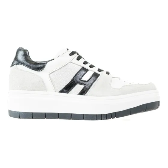 Zapatilla Cuero Combinada Capellada Negro Hoyas21 Heyas