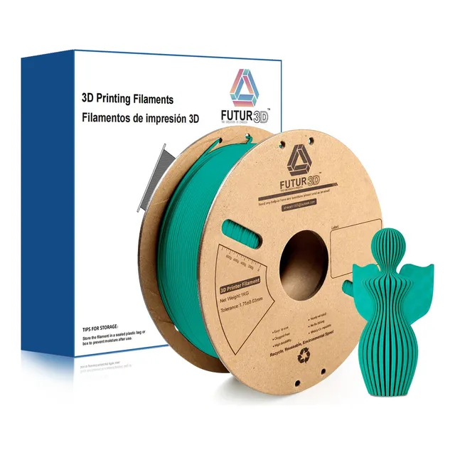Futur 3d Filamento Pla+ Impresora 3d De 1,75 Mm/1 Kg Pla+ Color Verde
