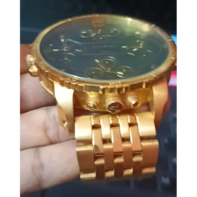 Diesel Reloj Dorado Mr. Daddy 2.0 Cuarzo Acero Inoxidable