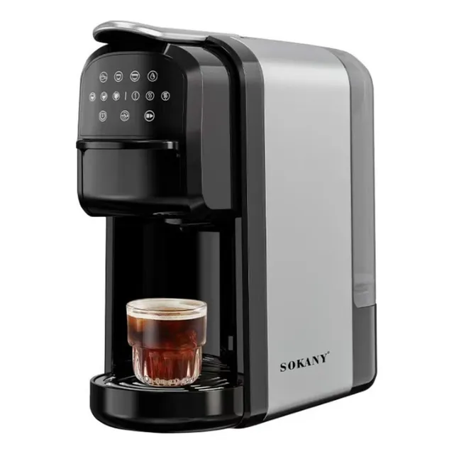 Cafeteira Automática Pó Expresso Cápsulas Painel Lcd