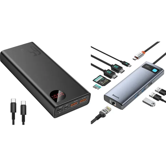 Baseus Power Bank Mah Usb Estacion Conexion Doble