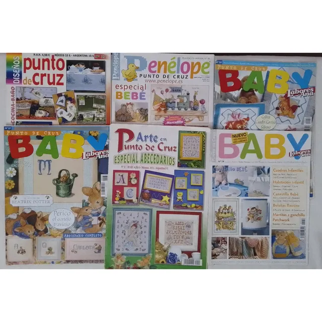 Revistas De Tejido De Punto De Cruz Precio Por Lote Completo