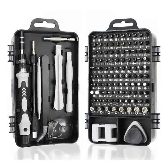 Moxsn Juego De Destornilladores Herramientas De Precisión 115 En 1 Desarmador Kit De Desarmadores Desarmador Erramientas Juego Juego De Herramienta desarmadores de kit de herramientas de precision