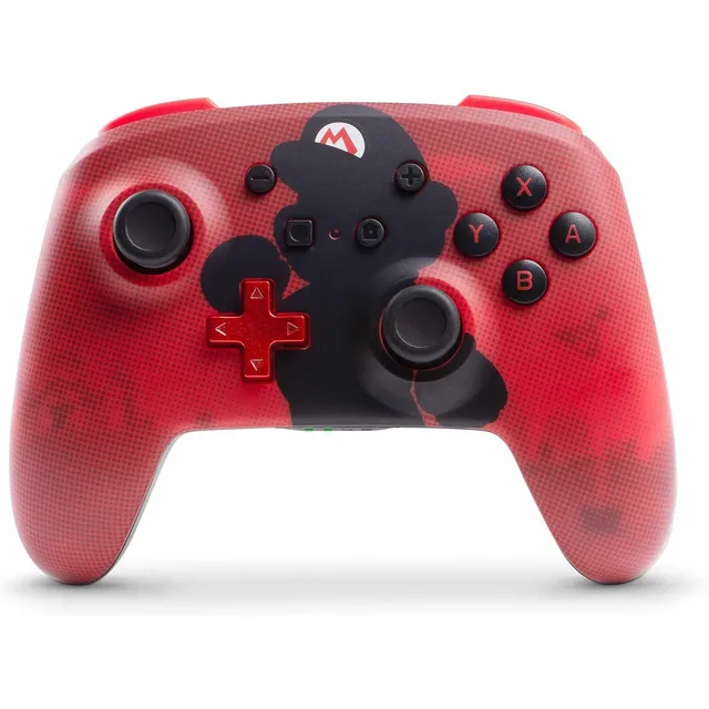 Control joystick inalámbrico ACCO Brands PowerA Enhanced Wireless Controller for Nintendo Switch mario silhouette
