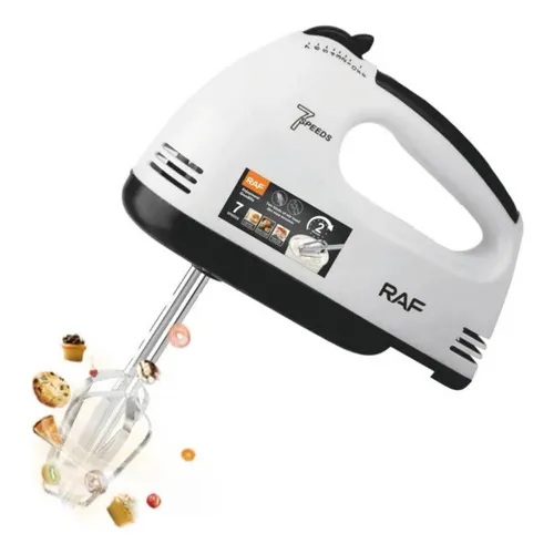 Batidora De Mano Batir Huevo De 260w Uso Domestico Color Negro y Blanco Imagen