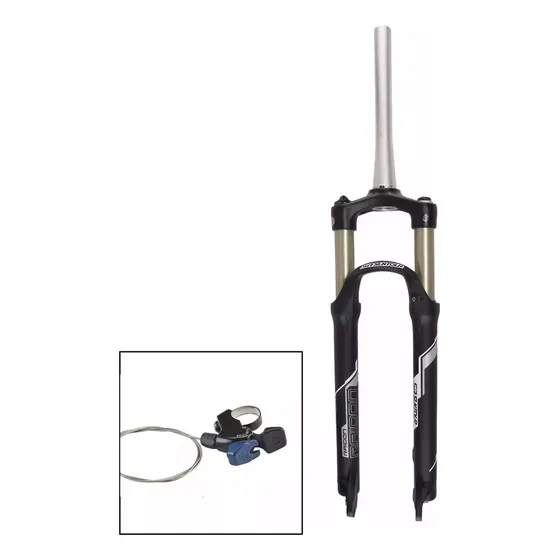 Horquilla R29 Aire Suntour Raidon Conica Eje De 9mm Color Negro