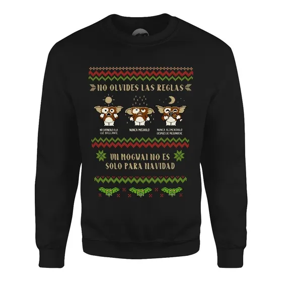 Sudadera Grapics Ugly Gizmo Feliz Navidad Greemlins 80s