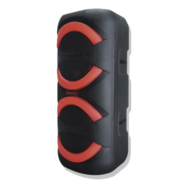 Bocina Bluetooth 6.5 Pulgadas X2 Conectividad Tws Radio Fm Reproductor Luz Led Multicolor