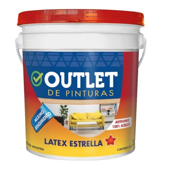 Pintura Latex Interior Estrella 10 Litros