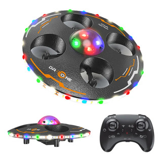 Mini Dron Ovni Con Luces Led Control Remoto 360 Antichoques Mini Dron Ovni Con Luces Led Control Remoto 360 Antichoques