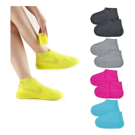  Protector Cubre Calzado Silicona Lluvia Impermeable Talle M