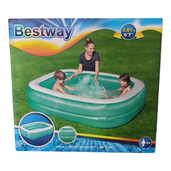Piscina Inflable Bestway Rectangular Niños+3 / 2.01m X 1.5m