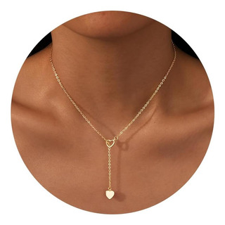 Poxtex Y Collar Para Mujer Delicado Collar De Oro De 14 Quil Poxtex Y Collar Para Mujer Delicado Collar De Oro De 14 Quil