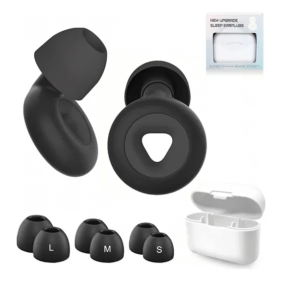 Tapones Auditivos Dormir Reutilizables 30db Oido Silicona
