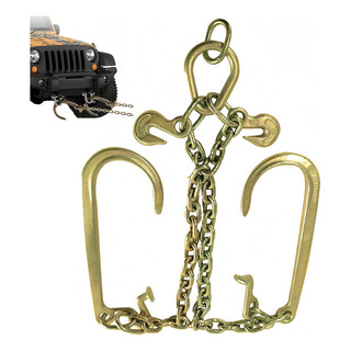 Cadena V Para Grua 5/16 X 3' Grado 80 Con Gancho J 15 Cadena V Para Grua 5/16 X 3' Grado 80 Con Gancho J 15