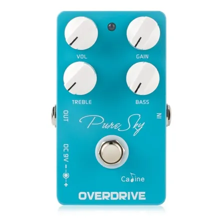 Pedal Overdrive Caline Pure Sky Cp-12 Guitarra Elétrica Azul