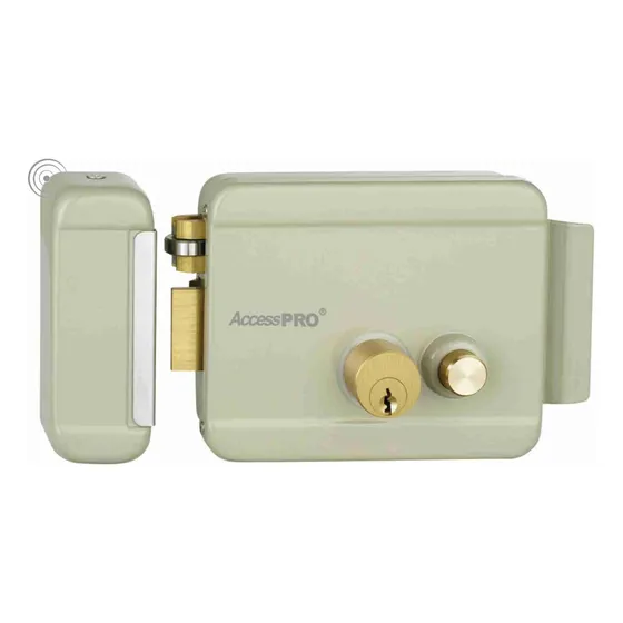 Cerradura/chapa Eléctrica Con Botón De Salida, Izquierda