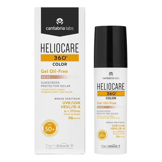 Heliocare 360 Gel Oil-free Color Beige Spf 50 50 Ml