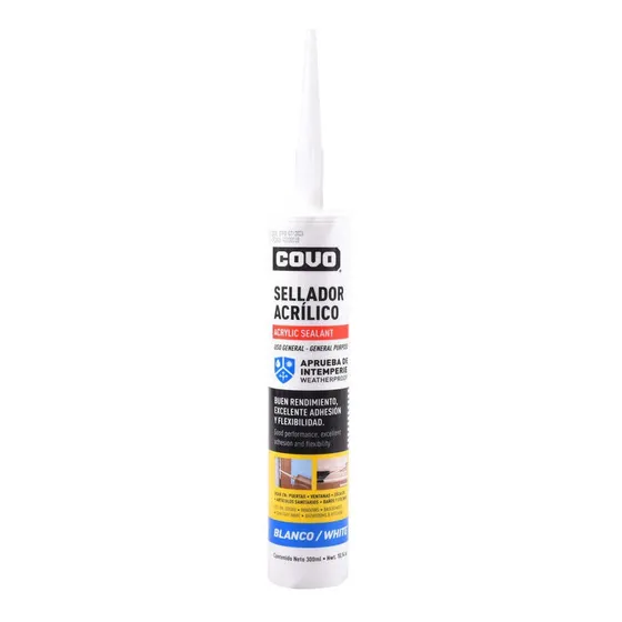 Sellador Acrílico Ipacril Blanco 300ml Covo