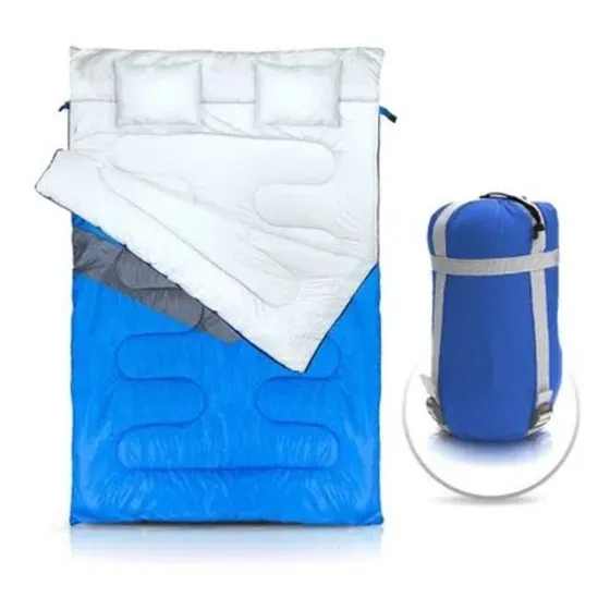 Saco De Dormir Kuple Nautika Casal -5° À 5° C/ Travesseiro