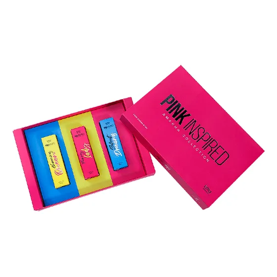 Kit De 3 Perfumes Pink Inspired Amakha Paris