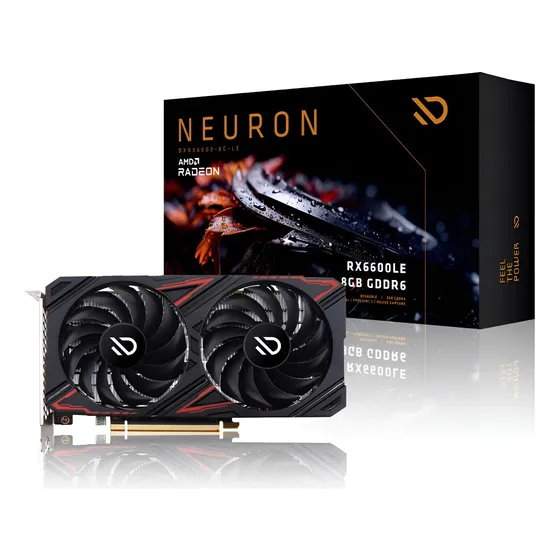 Mercado Livre Placa De Vídeo Duex Amd Radeon Rx 6600 Le Neuron, 8gb, Gddr6 image