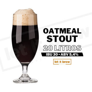Kit De Insumos Receita Cerveja Oatmeal Stout 20l + 2 Brindes Kit De Insumos Receita Cerveja Oatmeal Stout 20l + 2 Brindes