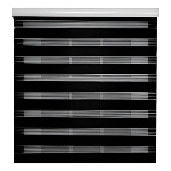 Cortina Roller Blackout Persianas Roller 180x200 Negro Liso