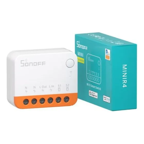 Sonoff Mini R4 Interruptor Wifi App Ewelink Alexa Google