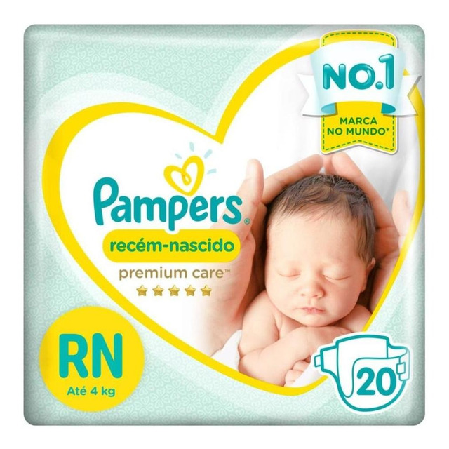 Fraldas Recém-nascido Premium Care 20 Unidades Pampers Gênero Sem Gênero Tamanho Rn Fraldas Recém-nascido Premium Care 20 Unidades Pampers Gênero Sem Gênero Tamanho Rn