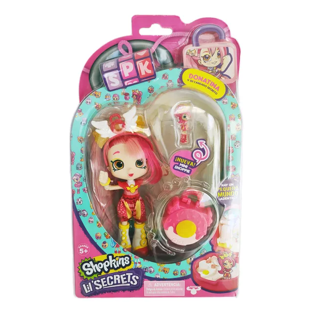 Muñeca Shopkins Shoppies Donatina Lil Secrets