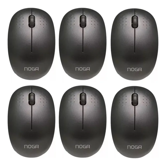 6 Mouse Noga Inalambrico Ng Negro