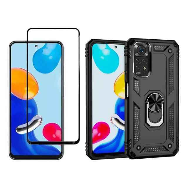 Funda Anillo + Templado Compatible Con Redmi Note 11 / 11s